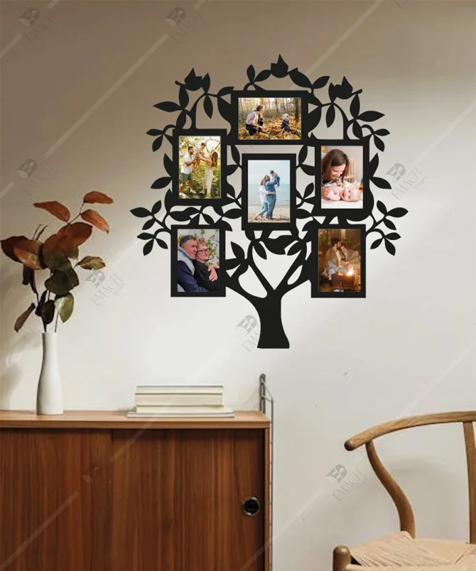 Ahsap Aile Agaci Duvar Panosu – 6 Fotografli 7