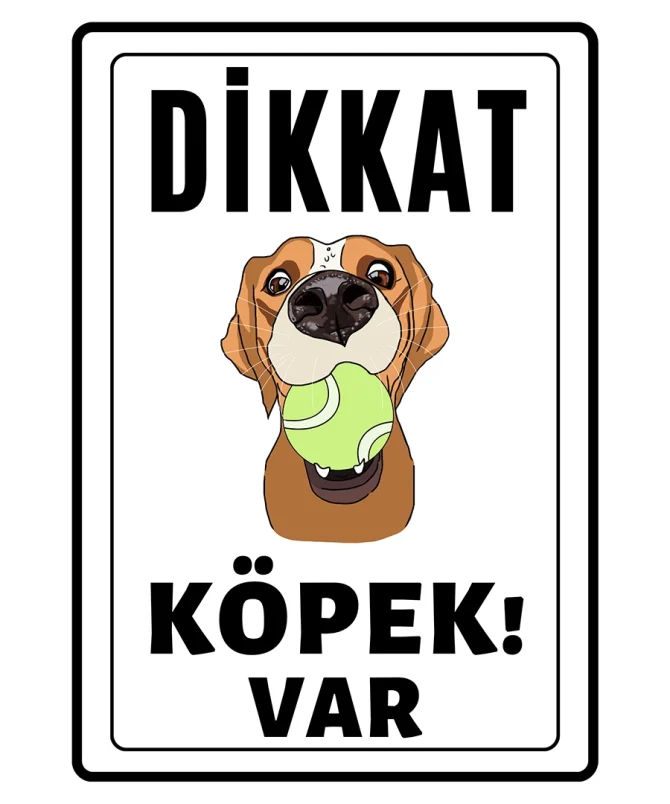 Dikkat Kopek Var Uyari ikaz Levhasi Oyun Sever