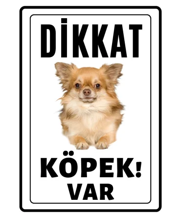 Dikkat Kopek Var Uyari ikaz Levhasi Tatli