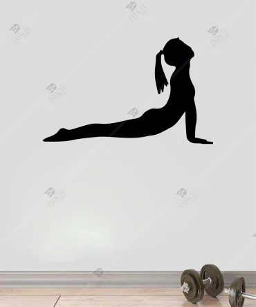 Fitness Kiz Ahsap Duvar Dekor Tablosu 6