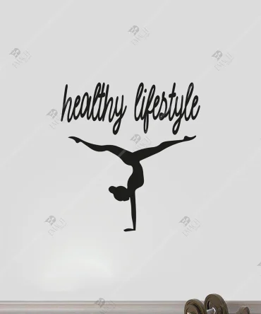 Healthy Lifestyle Saglikli Yasam Pilates Duvar Dekor 5
