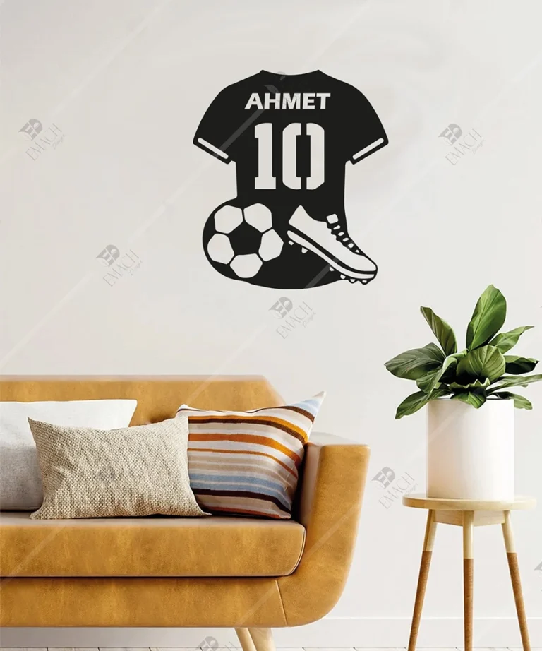 Kisiye Ozel Forma Ahsap Duvar Dekorasyonu 4