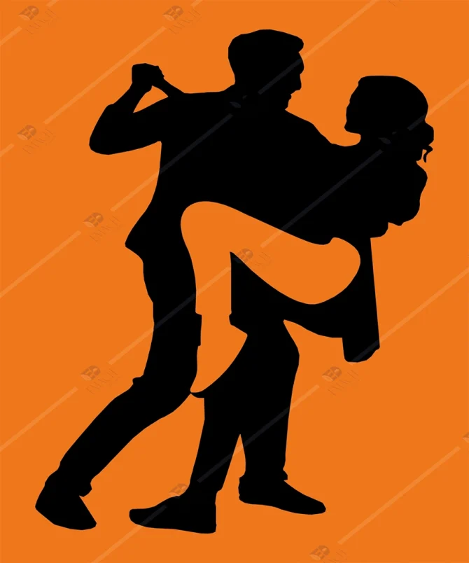 Love Tango Ahsap Dans Eden Cift Duvar Dekoru 3