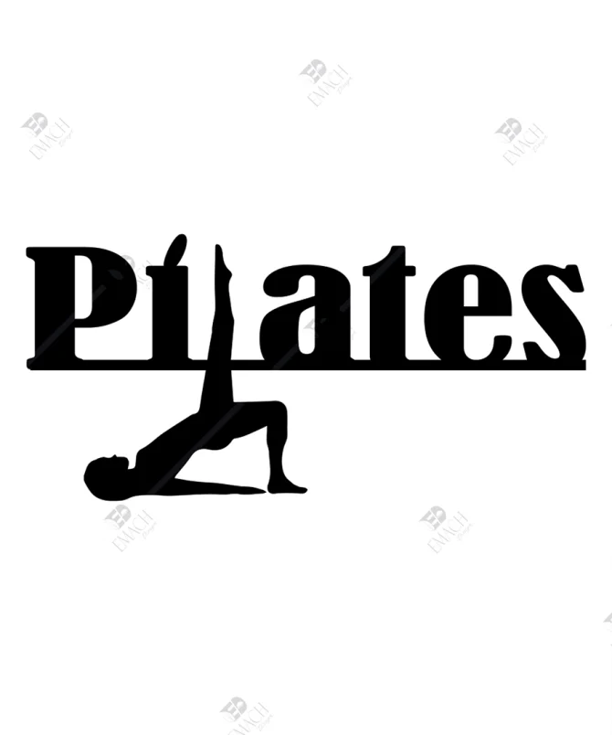 Pilates Duvar Dekor Plates Tablo 4