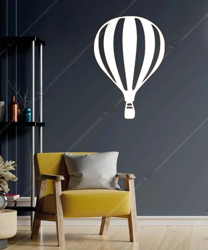 Ucan Balon Duvar Dekorasyonu Ahsap 2