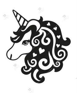 Unicorn Cocuk Odasi Ahsap Duvar Dekor Tablosu 5