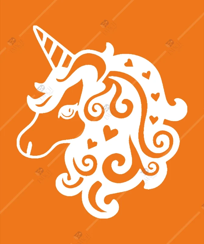Unicorn Cocuk Odasi Ahsap Duvar Dekor Tablosu