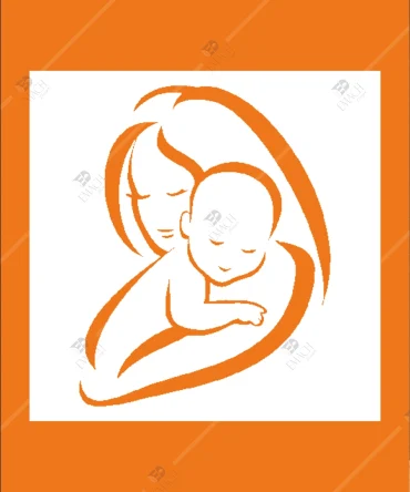 Sevgi Dolu Anne Bebek Ahsap Duvar Dekor Tablosu