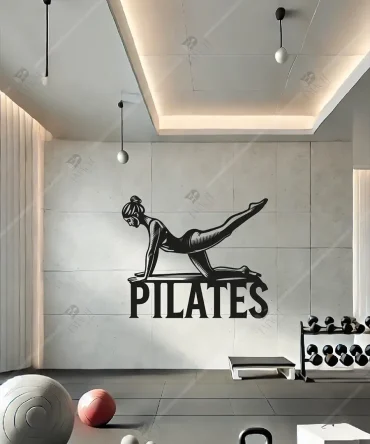 Pilates Duvar Dekoru Gercekci ve Sik Bir Dokunus1