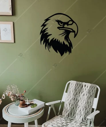 Kartal Figurlu Ahsap Dekor – Modern ve Sik Kartal Susu