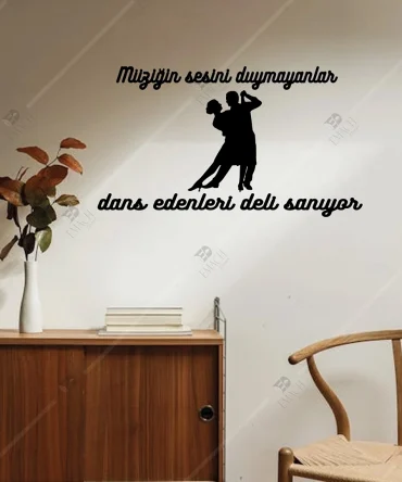 Muzik ve Dans Temali Ahsap Dekor