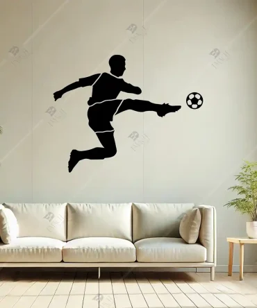 Bütün Futbolcular ve Futbol Merkezi Halı Saha İçin Ahşap Dekor 2