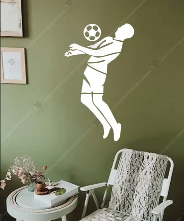 Futbol Resmi Göğüs Kontrol Türkiye Spor Futbol Dekoru Ahşap