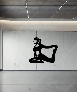 Yoga Hareketleri Pilates Stüdyosu Dekorasyonu Ahşap 2