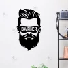 Erkek Berber Salon Berberim Ahşap Duvar Dekoru