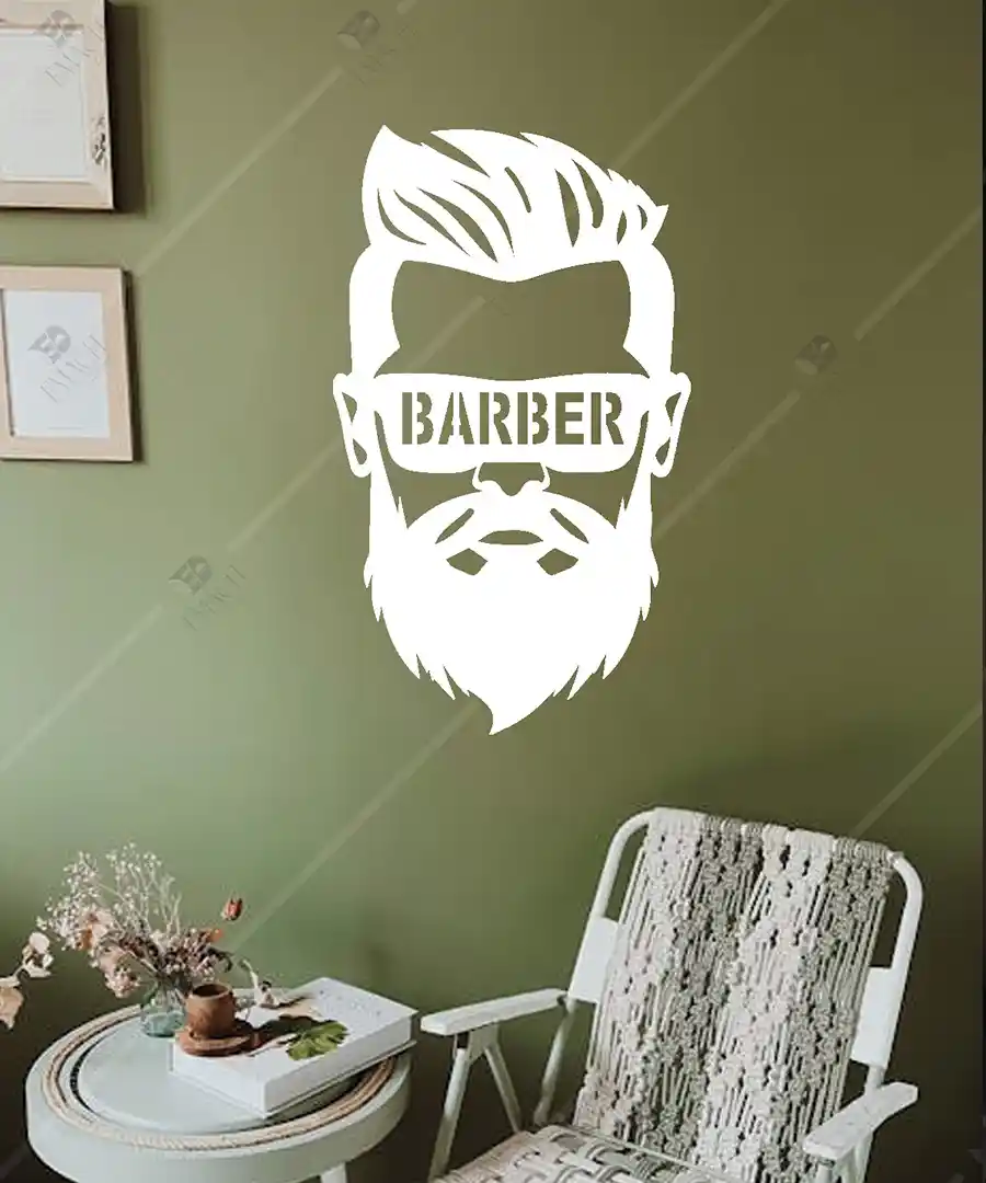 Erkek Berber Salon Berberim Ahşap Duvar Dekoru 4 Erkek Berber Salon Berberim Ahşap Duvar Dekoru 3