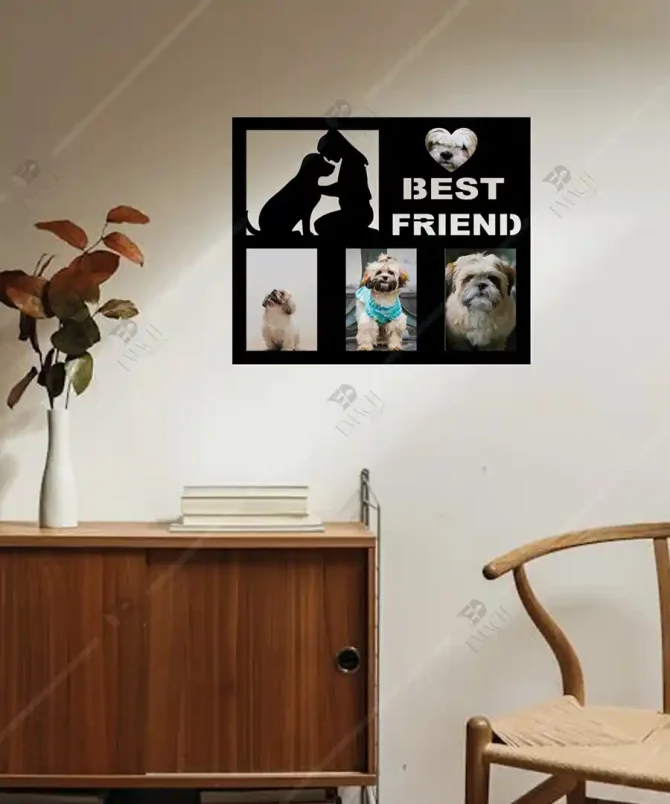 Kopek Dunyasi Cins Köpek Türleri için Köpek Albümü Ahşap Duvar Dekoru 2