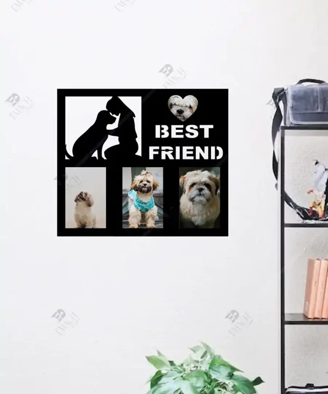 Kopek Dunyasi Cins Köpek Türleri için Köpek Albümü Ahşap Duvar Dekoru