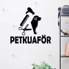 Köpek Kuaförü Evcil Hayvan Kuaförü için Ahşap Duvar Dekoru