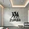 Pilates Zumba Spor Hareketleri Zumba Salonu Ahşap Duvar Dekoru 1