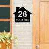 Apartman Daire Kapı Numaraları Kişiye Özel Ahşap2