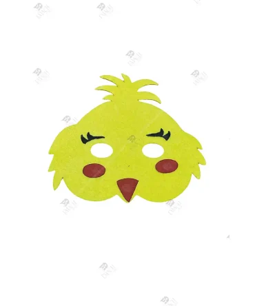 Civciv Maske Okul Öncesi Keçeden Civciv Maskesi 3