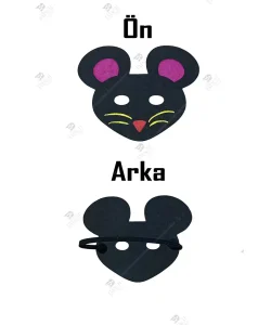 Keçeden Fare Maskesi Okul Öncesi Keçe 3