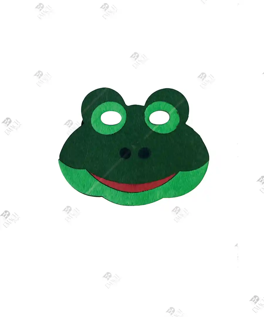 Keçeden Kurbağa Maske Kurbağa Yüz Maskesi 1 Keçeden Kurbağa Maske Kurbağa Yüz Maskesi 1