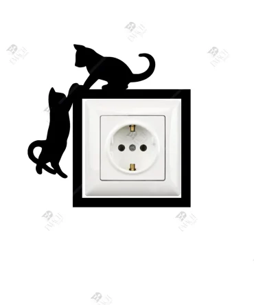 Kedi Temalı Dekoratif Priz Süsleri3