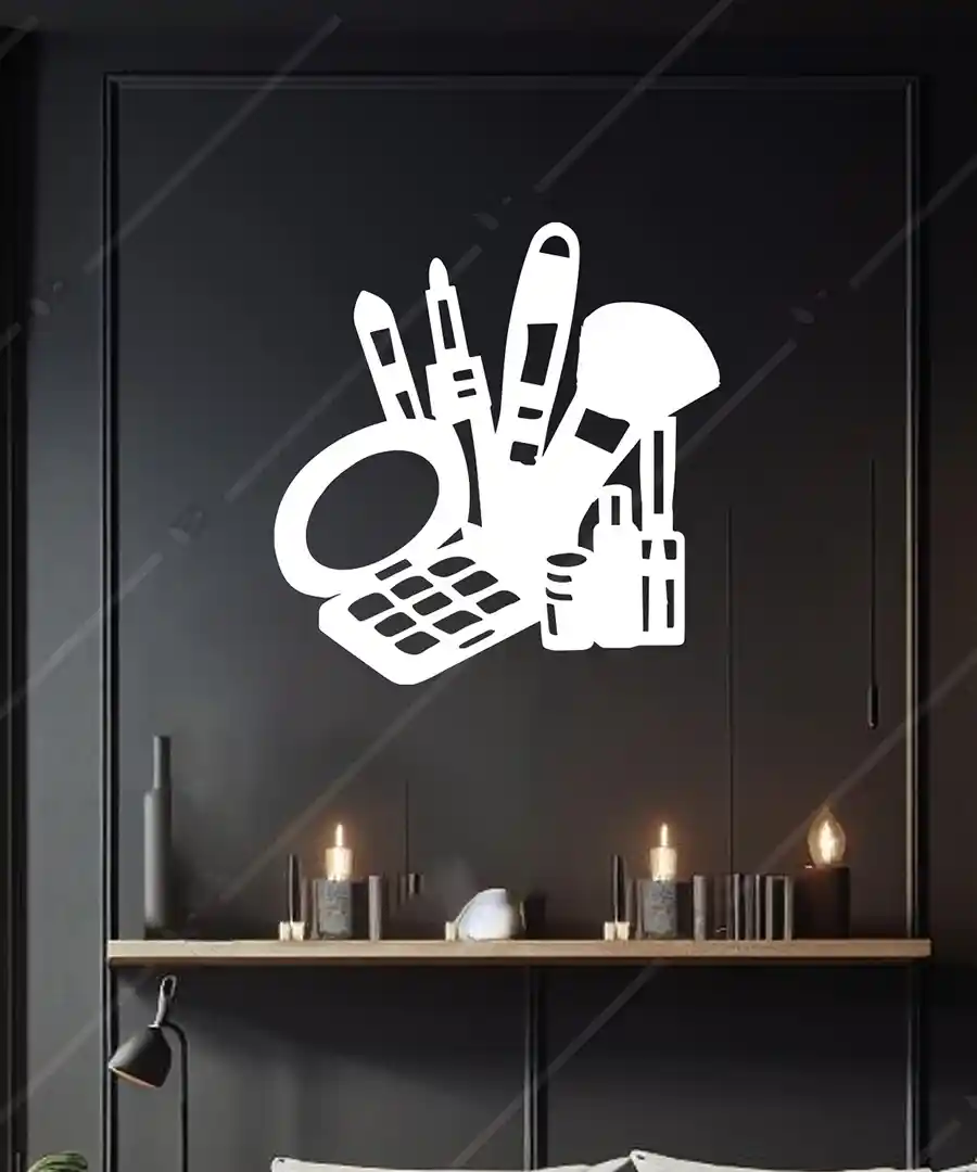 Kuaför Dekor Makyaj Malzemeleri Duvar Dekoru Ahşap 4 Kuaför Dekor Makyaj Malzemeleri Duvar Dekoru Ahşap 3