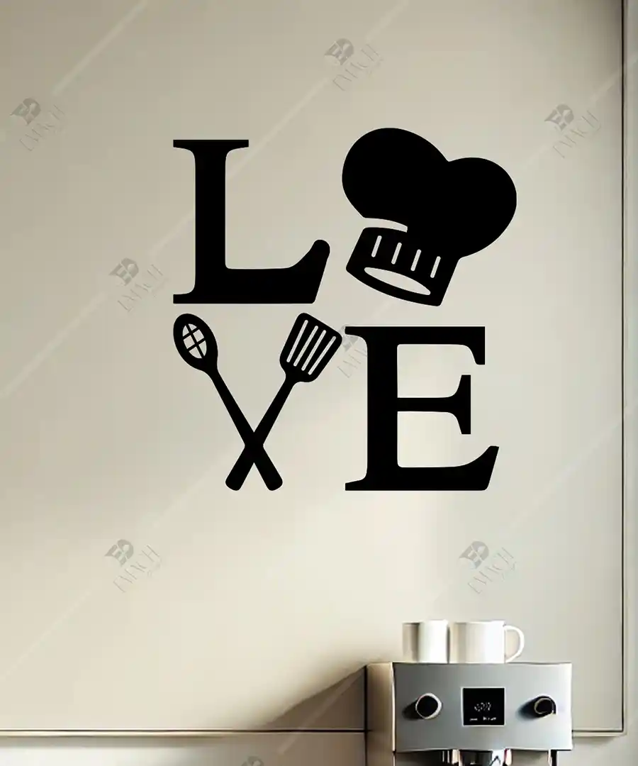 Love Yazılı Mutfak ve Restorant için Ahşap Duvar Dekoru 1 Love Yazılı Mutfak ve Restorant için Ahşap Duvar Dekoru