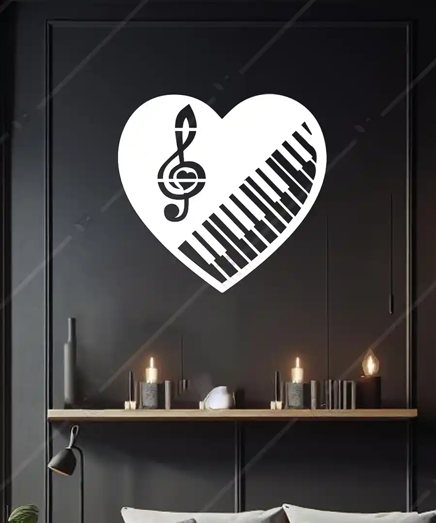 Piano Kalp Kiriklari Müzik Odası Dekorasyon Ahşap Duvar Dekoru 6 Piano Kalp Kiriklari Müzik Odası Dekorasyon Ahşap Duvar Dekoru 5