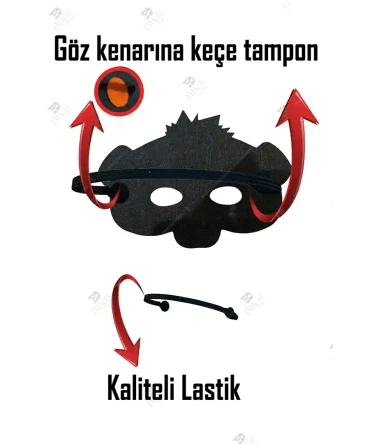 Şempanze Maske Keçeden Şempanze Maskesi