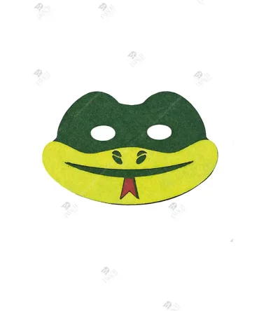 Yılan Maskesi Keçeden Yılan Maske 3