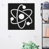 Atom Molekülü Ahşap Sınıf Eğitici Duvar Dekoru 3