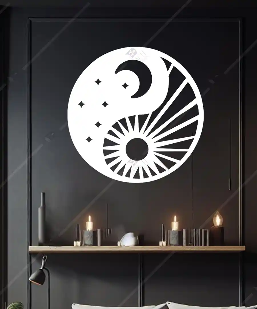 Ay ve Güneş Hikayesi Yin Yang Aşk Ahşap Duvar Dekoru 5 Ay ve Güneş Hikayesi Yin Yang Aşk Ahşap Duvar Dekoru 4
