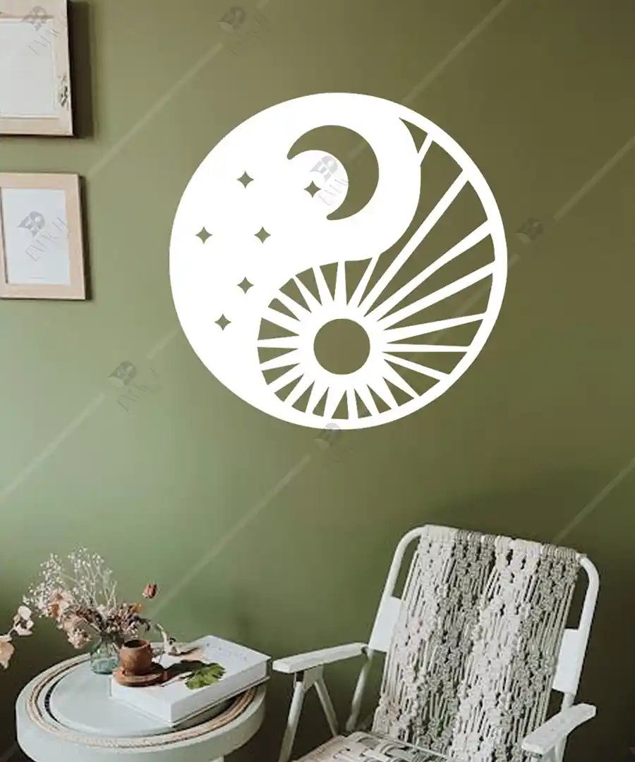 Ay ve Güneş Hikayesi Yin Yang Aşk Ahşap Duvar Dekoru 6 Ay ve Güneş Hikayesi Yin Yang Aşk Ahşap Duvar Dekoru 5