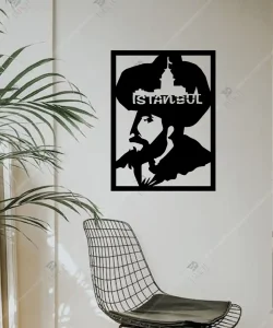Fatih Sultan Mehmet Tablosu İstanbul Dekorasyon Ahşap 1