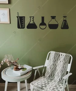 Kimya Her Yerde Kimya Teknikeri Ahşap Duvar Dekoru