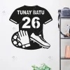 Futbol Kaleci Forma Numaraları Kişiye Özel Ahşap Duvar Dekoru