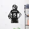 En İyi Kadın Futbolcular için Forma Dekoru Ahşap
