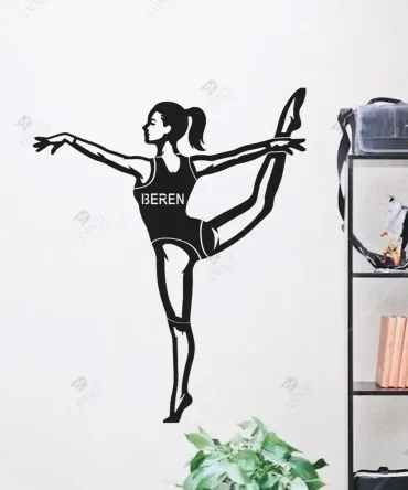 Jimnastik hareketleri​ çocuk jimnastik Kişiye Özel Duvar Dekoru 6