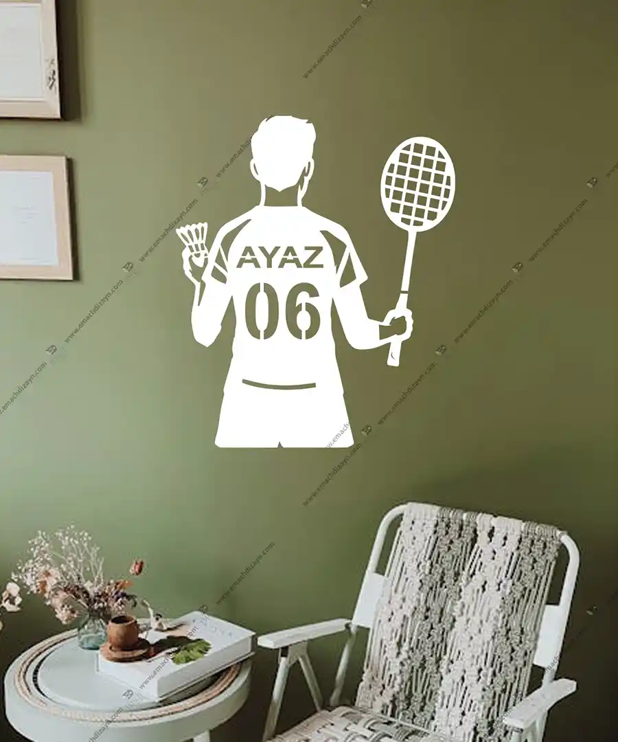 Badminton Seti Badminton hediyelik Ahşap Duvar Dekoru Kişiye Özel 5 Badminton Seti Badminton hediyelik Ahşap Duvar Dekoru Kişiye Özel 3