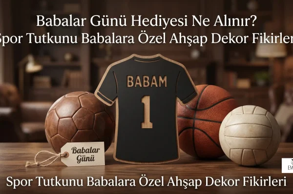 www.emachdizayn.com Babalar Günü Hediyesi Ne Alınır Spor Tutkunu Babalara Özel Ahşap Dekor Fikirleri
