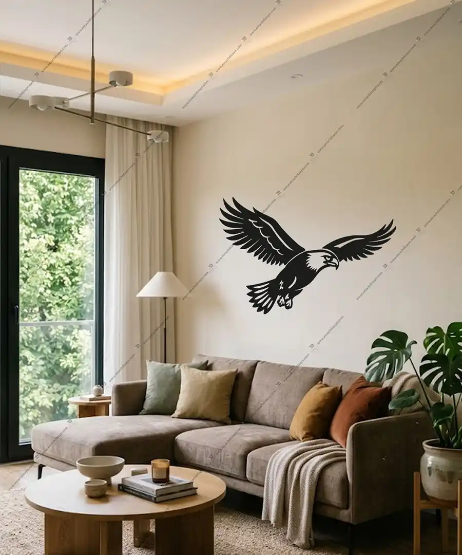 Karakartal Resmi Kartal Ahşap Duvar Dekoru 4 Karakartal Resmi Kartal Ahşap Duvar Dekoru
