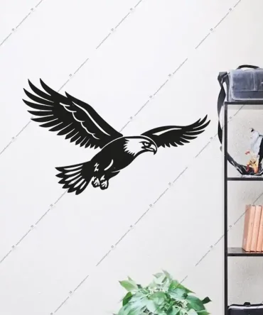 Emach Dizayn 38 Karakartal Resmi Kartal Ahşap Duvar Dekoru2