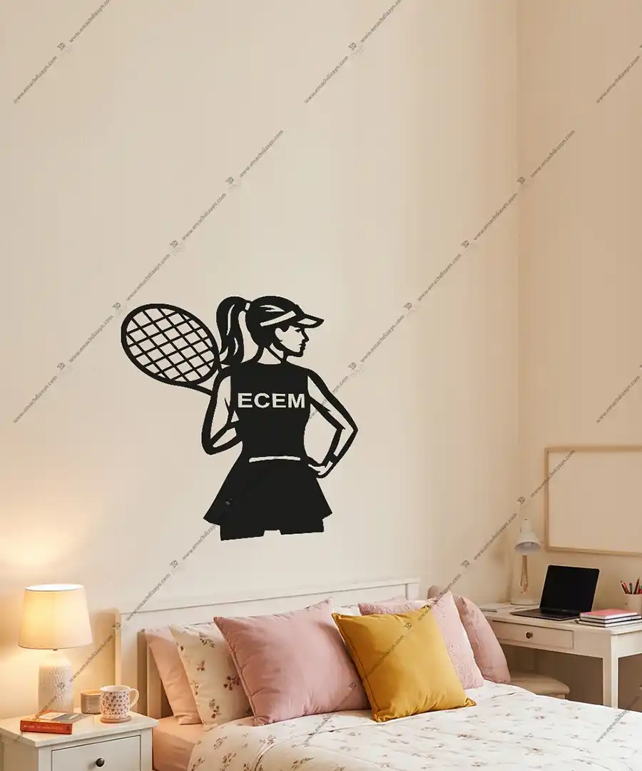 Tenis Market Tenis Kulübü içi Kişiye Özel Ahşap Duvar Dekoru 3 Tenis Market Tenis Kulübü içi Kişiye Özel Ahşap Duvar Dekoru 4