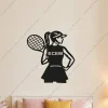 Tenis Market Tenis Kulübü içi Kişiye Özel Ahşap Duvar Dekoru 5