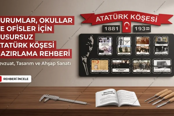 Kurumlar Okullar ve Ofisler İçin Kusursuz Atatürk Köşesi Hazırlama Rehberi