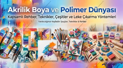 Akrilik Boya ve Polimer Dünyası Kapsamlı Rehber, Teknikler, Çeşitler ve Leke Çıkarma Yöntemleri